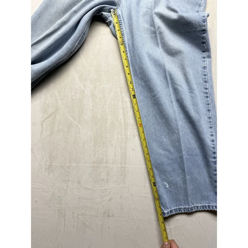 VTG Levis 560 Jeans Mens 40x30 Blue Light Wash Denim Loose Tapered Made USA 90s